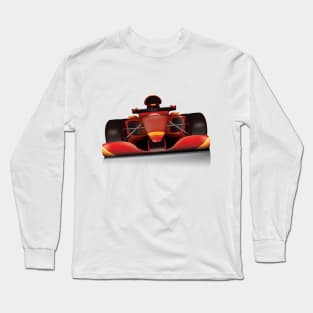 Red Sports Car Long Sleeve T-Shirt